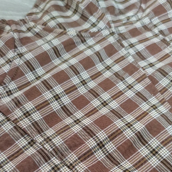 H&M Brown Plaid Camisole Top - Picture 11 of 16